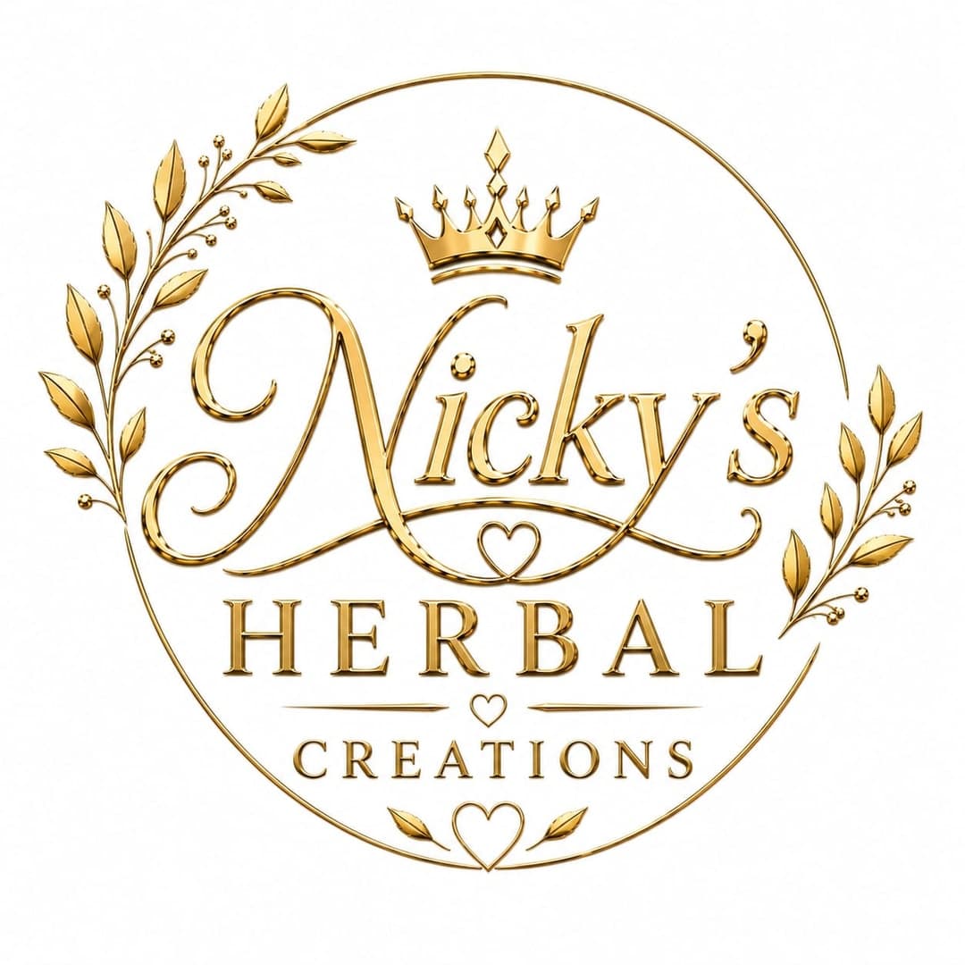 Nicky's Herbal Creations botanical brand mark
